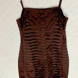 Brown party dress